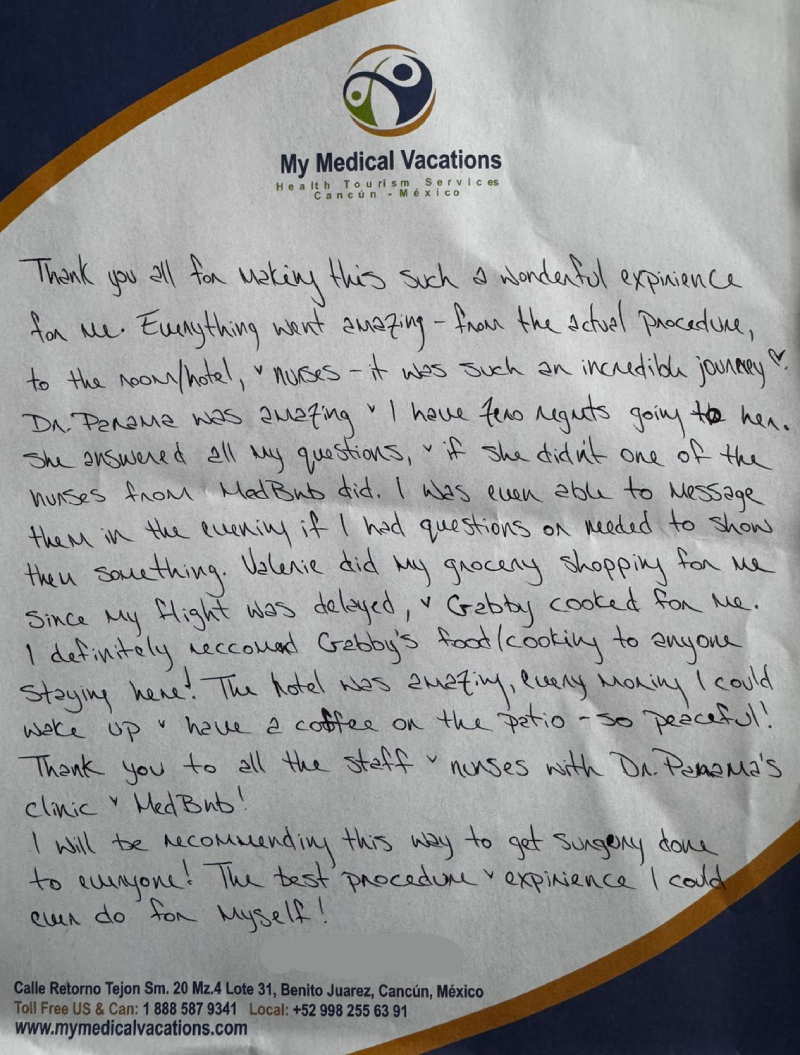 Testimonial patient Testimonial patient